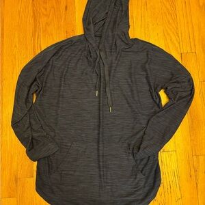 Kyodan Heather Gray/ Blue Hoodie